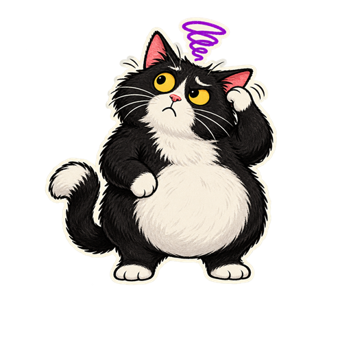 Cat brain tangled