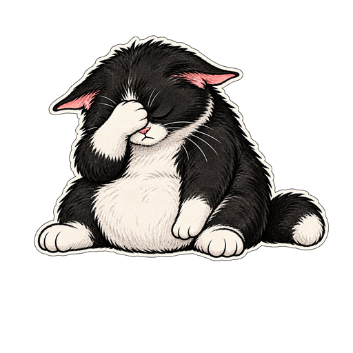 Cat cannot even