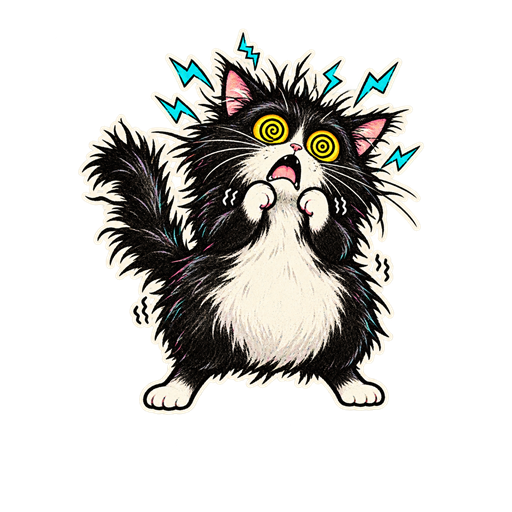 Cat brain overloaded