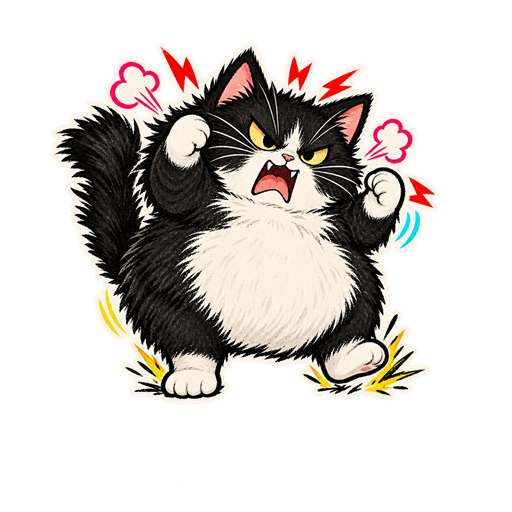Cat rage activated
